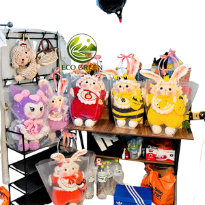 Disfraz de Conejo de Pascua, Muñeco de Peluche de Cordero Tejido a Crochet, Animal de Peluche Hecho a Mano, Juguete de Algodón Suave, Fabricante Mayorista OEM ODM Vietnam - Product Image 3