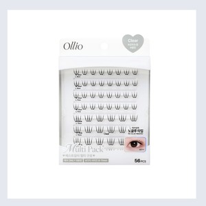 Extensions de cils magnétiques Ollio sans colle, multi-pack transparent, fabriqué en Corée, faux cils magnétiques - Product Image 6