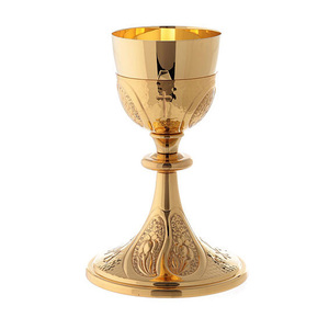 <strong>Spiritual</strong> Brass Chalice For <strong>Communion</strong> Service Elegant Brass Chalice Style Sacred Goblet Perfect For Church Worship - Product Image 4