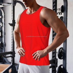 Camiseta sin Mangas para Hombre, de Alta Calidad, Ajustada, para Fitness, MOQ Bajo, Hecha con Materiales de Alta Calidad - Product Image 6