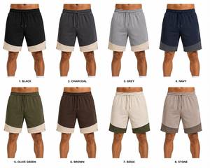 Shorts de sport écologiques personnalisés pour hommes, en spandex/polyester de qualité supérieure, séchage rapide, respirants, pour l'entraînement athlétique, la course à pied et la remise en forme - Product Image 6