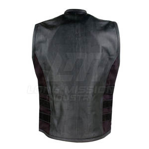 Chaleco de Cuero Estilo Urbano, Diseño Casual, Producto de Moda, Chaleco de Cuero sin Mangas - Product Image 3