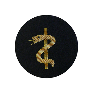 Écusson brodé personnalisé avec lignes argentées, logo sur mesure, patch en tissu à coudre pour vêtements - Product Image 5
