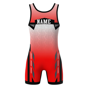 Customized Factory Wholesale Durable Stretch Lightweight High Quality Professional Men's Weightlifting Uniforms Wrestling - Product Image 4