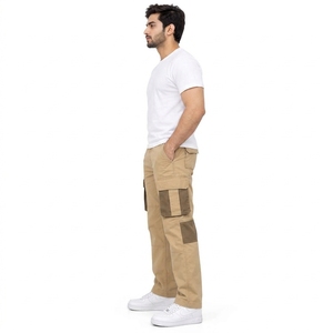 Trendy <b>men</b> <b>cargo</b> <b>pant</b> with multiple spacious pockets durable material and modern relaxed fit for streetwear and outdoor styling - Product Image 4