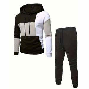 Conjunto Deportivo de 2 Piezas para Hombre, 100% Algodón, Informal, para Correr, Transpirable, de la Mejor Calidad, Económico y Personalizable - Product Image 1