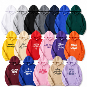 Sweat-shirt à capuche unisexe couleur unie Bangladesh Apparels, style streetwear, pour l'hiver, lot en stock, 100% coton, vente en gros, tricoté - Product Image 3