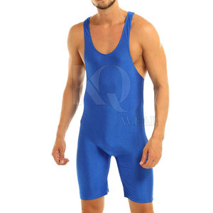 High Strength Knitted Casual Wrestling <b>Singlets</b> <b>for</b> <b>Men</b> Offering Lightweight Breathable Comfort <b>for</b> Practice Training Gym - Product Image 2