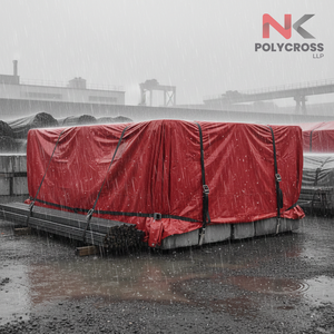 Bâche de protection en PVC ignifuge de qualité supérieure pour équipements industriels en acier et en métal - Product Image 2