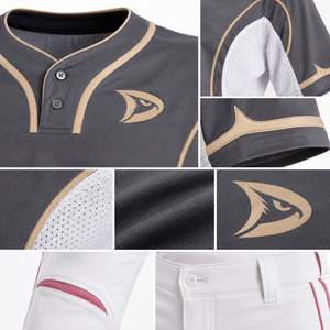 OEM Custom Sublimated Men's Performance Softball Uniform 2-Ply Reinforced Knee Jersey Pants Pro Slide Protection Kit - Product Image 6