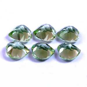 Natural Green Amethyst <b>28mm</b> Heart Shape Cut Faceted Calibrated Loose Gemstone Certified Stone Jewelry Making Wholesale Supplier - Product Image 4