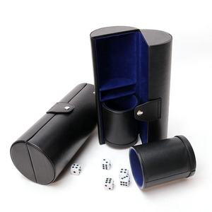 Gobelet à dés en cuir PU, personnalisable avec logo, pour jeux de société, bars et fêtes, support de dés promotionnel, fourni directement par l'usine - Product Image 5