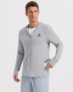 Sudadera con Capucha Personalizada para Hombre, Ligera, 100% Algodón, con Mangas Largas, Diseño Transpirable, Orificios para Pulgares y Bolsillos - Product Image 1