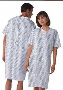 Uniformes de Paciente de Algodón Blanco para Uso Unisex, Blusas y Camisas de Uniforme de Paciente de Algodón Blanco Vesbhusha para Uso Hospitalario - Product Image 3