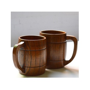 Tazas de Café de Madera Natural Hechas a Mano, Modernas, de Lujo, Multifuncionales y Ecológicas para Cafeterías, Restaurantes, Hoteles, Hogares y Eventos al Aire Libre - Product Image 4
