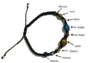 Handmade Macrame Natural Stone <b>Bracelet</b> Adjustable Beaded Boho Healing Crystal <b>Bracelet</b> Jewelry for Women Men - Product Image 3