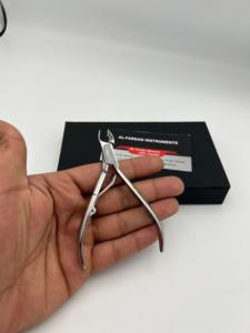 Professional Stainless Steel Sharp Cuticle Nipper Box Joint Precision Nail Clippers Silver Polish Finish Wide Jaw Opening Finger - Product Image 5