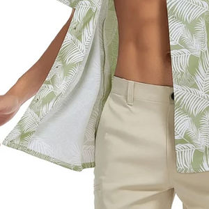 Chemise de plage respirante pour homme, couleur personnalisée, logo personnalisé, manches courtes, prête pour la sublimation - Product Image 6