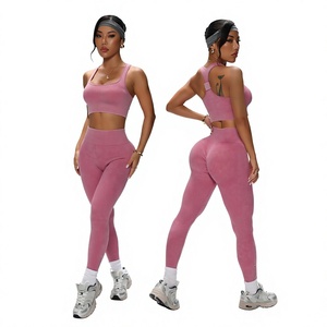 Conjunto Deportivo de Yoga para Mujer, Sujetador Deportivo y Leggings, Dos Piezas, Ropa Deportiva para Ejercicio, Entrenamiento y Fitness - Product Image 6