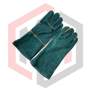 Leather Welding Gloves Full Grain Premium Quality Tear-Resistant High Quality Daily Work <b>Fire</b> Safety Anti-static Breathable - Product Image 2