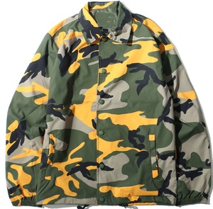 Chaqueta de entrenamiento con diseño de camuflaje, impermeable, a prueba de viento, de gran tamaño, para entrenadores, ropa deportiva, chaquetas de camuflaje. - Product Image 4