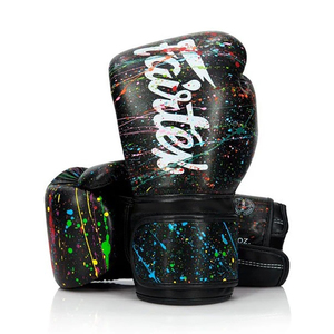 Premium Leather Printed Fairtex Boxing Gloves With Thick Padding Top Quality Custom Logo Kick Boxing Training & Fighting Product - Product Image 6
