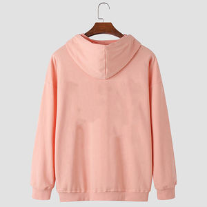 เสื้อฮู้ดดี้ผู้ชายไซส์ใหญ่สไตล์ใหม่แบบสวม ดีไซน์เก๋พร้อมกระดุม ระบายอากาศได้ดี - Product Image 2