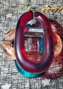 Cadenas de resina personalizables de gran tamaño y colores claros, disponibles en varios colores. - Product Image 4