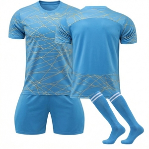 Men Green Pink Gradient Soccer Jersey Set Short Sleeve Soccer Uniform Set-Short Sleeve 100% Polyester Quick Dry Unisex Adult - Product Image 1