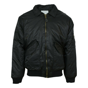 <b>Men's</b> Brown Genuine <b>Leather</b> Stand Collar Zipper Closure Casual Wear Bomber <b>Jacket</b> Available For Sale Now In Reasonable Price - Product Image 4