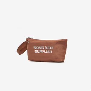 Cosmetic Lightweight Durable Vintage Fashionable Nylon <b>Bag</b> Makeup Water Resistant Daily Use Zipper Portable Foldable <b>Small</b> - Product Image 2