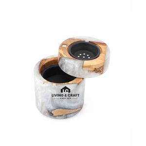 Exquisito Quemador de Incienso de Madera y Resina Hecho a Mano para Hogares Árabes, Moderno y de Alta Calidad para Decoración de Sala de Estar y Comedor - Product Image 3