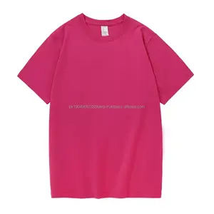 Camiseta de Hombre de Alta Calidad 100% Algodón, Corte Ajustado, con Logotipo Personalizado, Camiseta Básica de Verano, Premium, Lisa, con Logotipo Bordado - Product Image 3