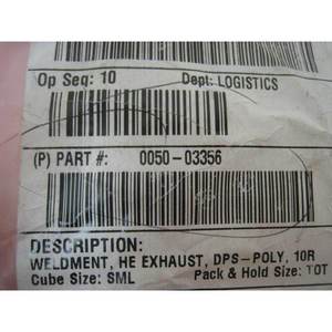 3 ชิ้นส่วนเชื่อมใหม่ AMAT 0050-03356, ท่อไอเสีย - อุปกรณ์และอะไหล่เซมิคอนดักเตอร์ระดับโลกที่เชื่อถือได้ - Product Image 1