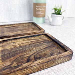 Bandeja de Madera Hecha a Mano de la Mejor Calidad, Duradera, Ecológica, para Servir, Decorativa, para Uso en el Hogar y la Cocina, con Diseño Elegante - Product Image 2