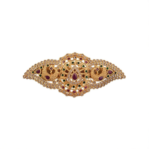 Geometric Matte Golden Hair Clip for Girls-Modern Casual 12cm Alloy with Gold Plating Hair Accessory - Product Image 1