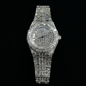 นาฬิกาเพชรเม็ดใสทรงไอซ์เอาท์สุดฮิตสำหรับผู้ชาย คุณภาพดีที่สุด ราคาขายส่ง - Product Image 1
