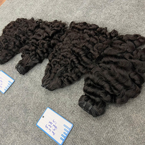 Cabello Humano Remy Vietnamita Rizado Fuzz, Color Natural, Doble Trama a Máquina, Trama de Cabello de Gran Demanda, Proveedor Líder - Product Image 2