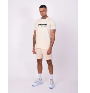Vente en gros T-Shirt en coton de qualité personnalisée OEM pour hommes Chemise décontractée ample et oversize avec col montant Design respirant - Product Image 4