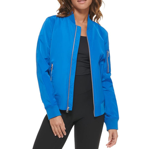 Fashionable <b>Womens</b> Bomber <b>Jacket</b> <b>Zip</b> <b>Up</b> Lightweight Outerwear for Casual Daily Wear and Modern Street Style - Product Image 5
