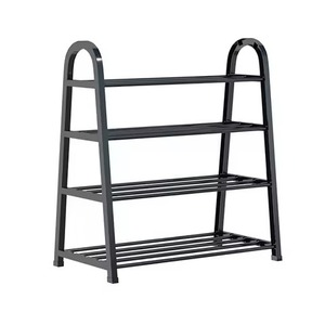 High On Demand New Home A-Shaped Shoe Rack Luxury Dust-Proof Storage Stainless Steel Shoe Rack - Product Image 1