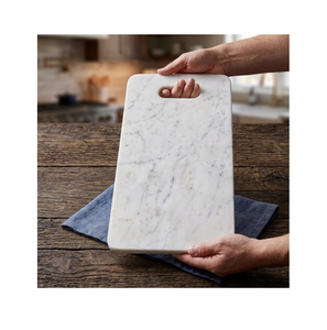Planche à découper en marbre naturel durable, la plus vendue, pour comptoir de cuisine, compatible lave-vaisselle, idéale pour couper le fromage Paneer - Product Image 6