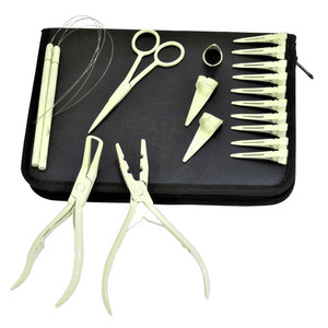 Kit de Herramientas de Acero Inoxidable para Extensiones de Cabello para Uso en Salón, Estilismo y Servicios OEM - Product Image 4
