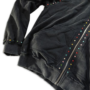 Sudaderas con Capucha Personalizadas con Logotipo para Hombre, Sudadera Extra Grande con Estampado Completo, Sudaderas con Parche Blanco - Product Image 4