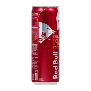 Bebida Energética Red Bull Peach Edition Auténtica, Sabor Melocotón Blanco y Nectarina, 24 Latas de 255 ml con 114 mg de Cafeína, Suministro al por Mayor - Product Image 4