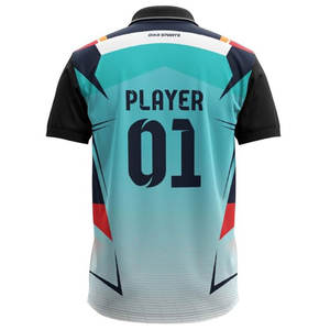 Maillot d'équipe de jeu imprimé all-over personnalisé E-Sports Chemise décontractée avec caractéristiques anti-rides et respirantes - Product Image 1