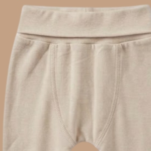 <b>Cot</b> & Candy Organic Baby Clothing <b>Set</b>-Kimono Top with Footed Diaper Pant in Grey - Product Image 5