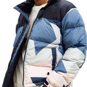 Wholesale <b>Men</b> Puffer Jacket Full Sleeves Zipper Closure Customised Logo Printing Casual Wear Cotton Filling With Pockets - Product Image 5
