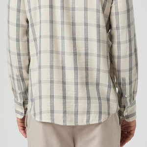 Casual Wear Men T Shirt With Turn <b>Down</b> Collar Comfortable & Relaxed Fit And Full Sleeve Checked Design With Logo For Bulk Buyers - Product Image 6