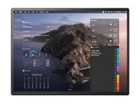 D1 23,8 Zoll LCD Breitbild Tragbarer Monitor 1080p IPS 100Hz Laptop-Bildschirmerweiterung mit Blaulichtfilter und Eingebauten Lautsprechern für Mac PC